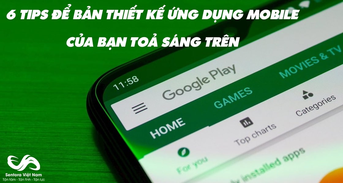 6 Tips để bản thiết kế ứng dụng mobile của bạn toả sáng trên Google Play