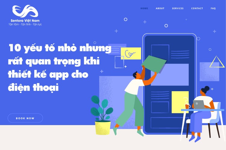 10 yếu tố nhỏ nhưng rất quan trọng khi thiết kế app cho điện thoại