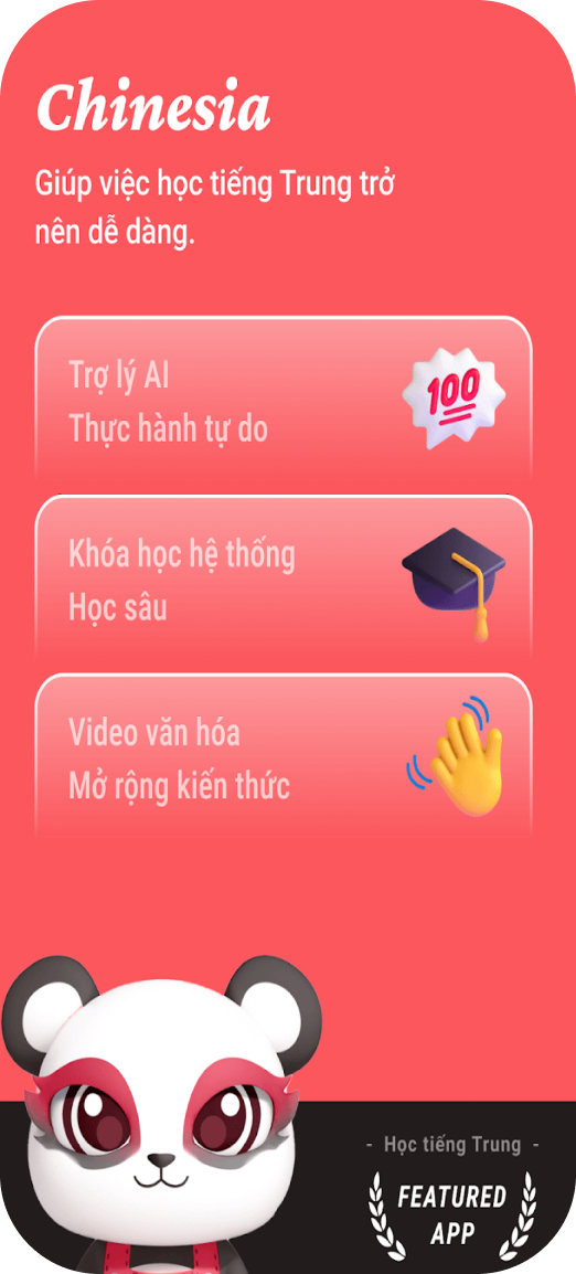 Ứng dụng Chinesia